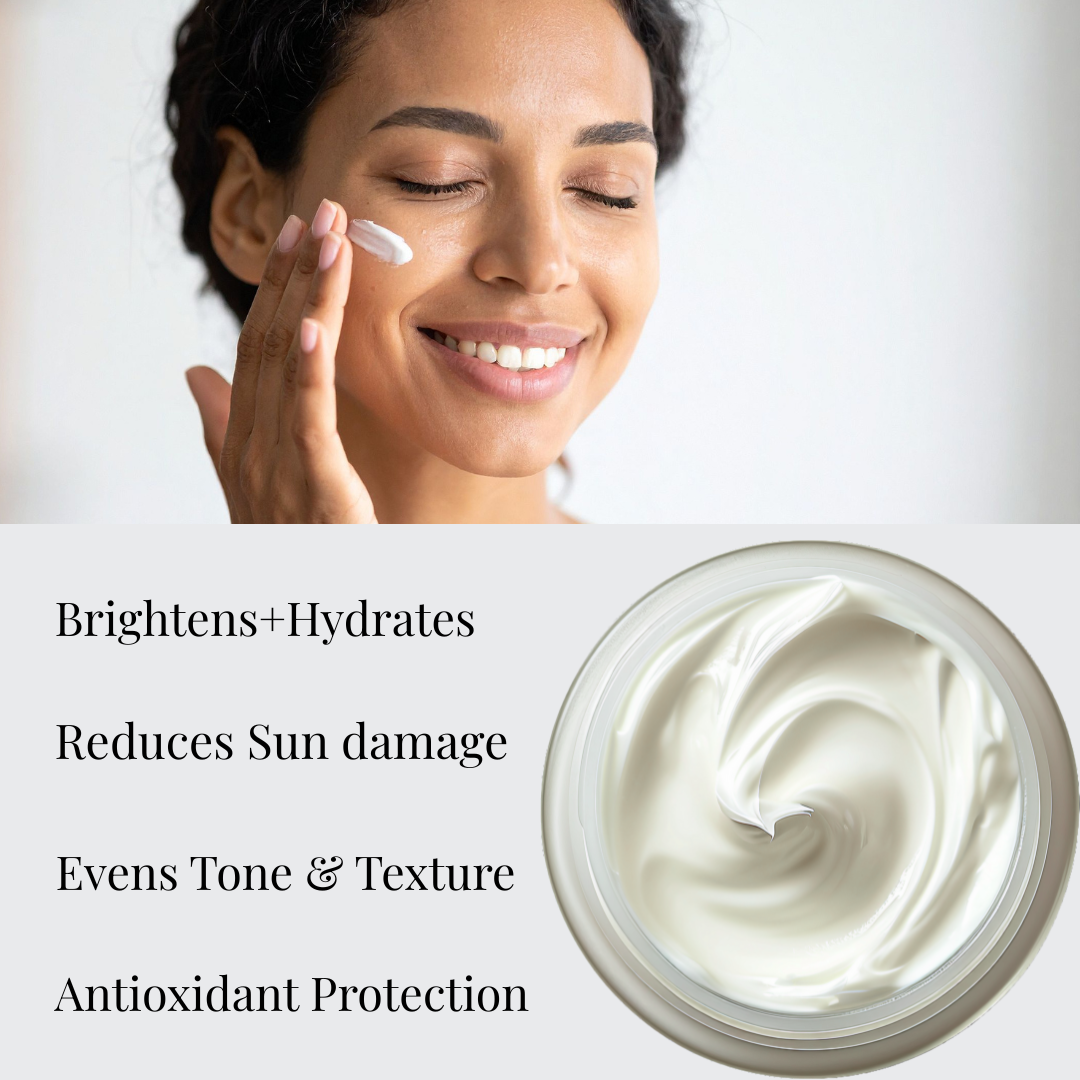 Crème De Lumière: Illuminating Day Moisturizer with Kojic & Hyaluronic Acids